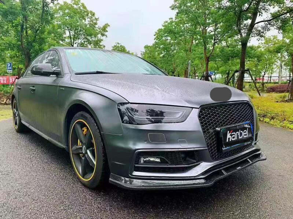 Карбоновая губа для AUDI S4 & A4 S LINE 2013-2016 B8.5 Ауди