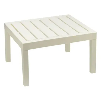 Стол РОТАНГ белый ротанг