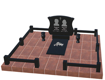 Готовое ритуальное сооружение 2,7м*2,4м (под ключ)