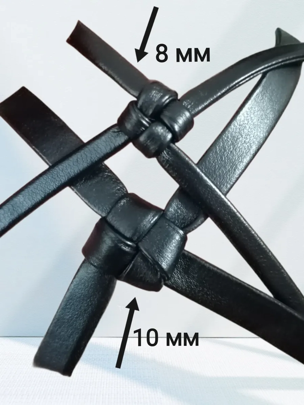 Полоска шнур из кожи 10 мм