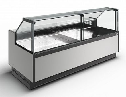 Гастрономическая витрина BAVARIA 4 Carboma GC110 SP 2,0-1 рыба на льду закрытая (версия 2.0) (без боковин)