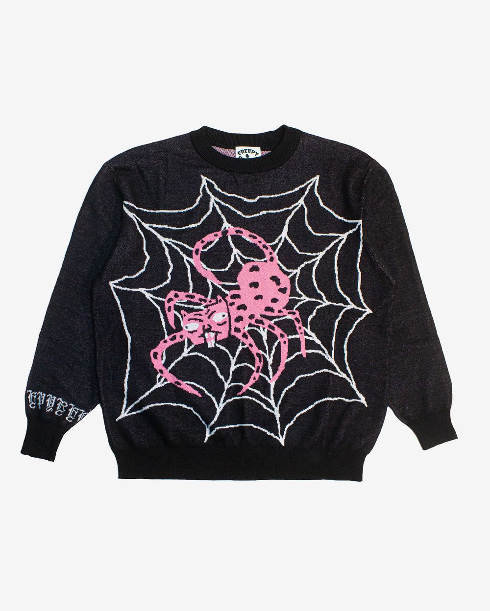 Свитер Creepy Clothing Паук черный