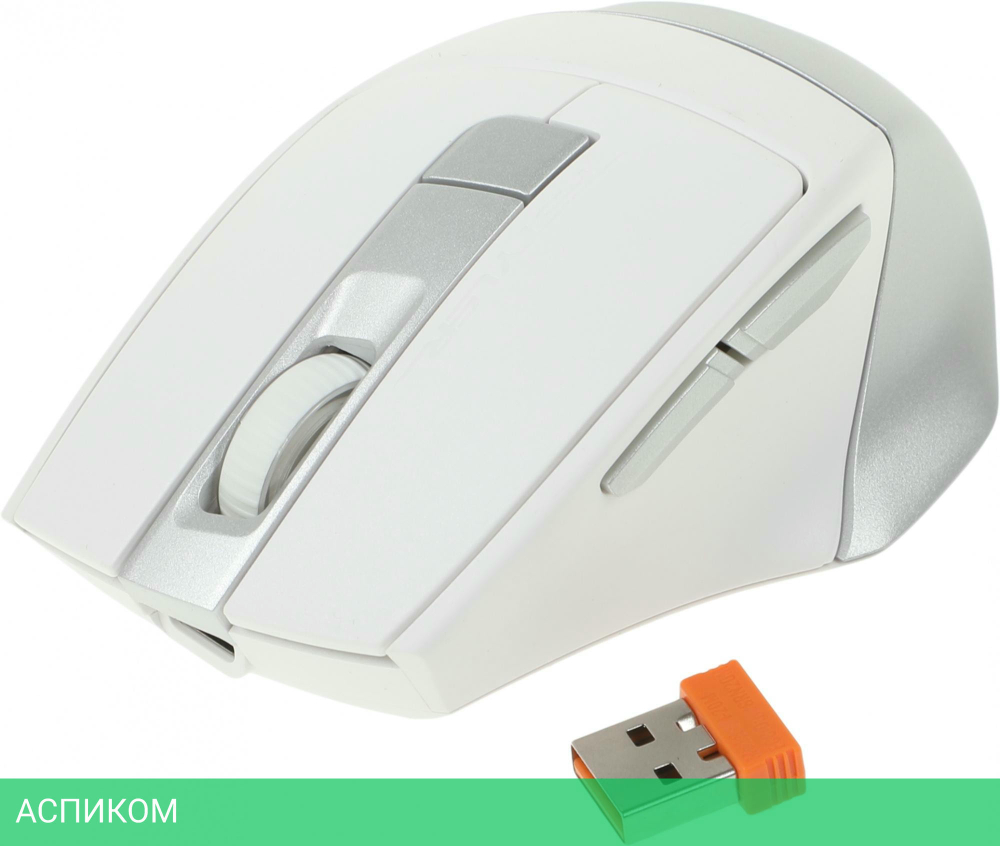 Набор периферии A4Tech Fstyler FB2535C Icy White белый/серый