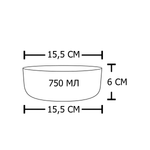 Миска "efox" для питомцев из нержавеющей стали, форма чаша
