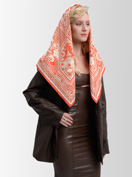 Платок «Русская резьба по кости»