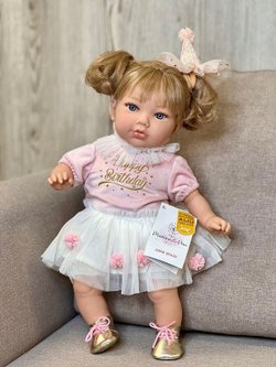 Кукла Marina and Pau 45 cм ALINA мягконабивная (M880K)