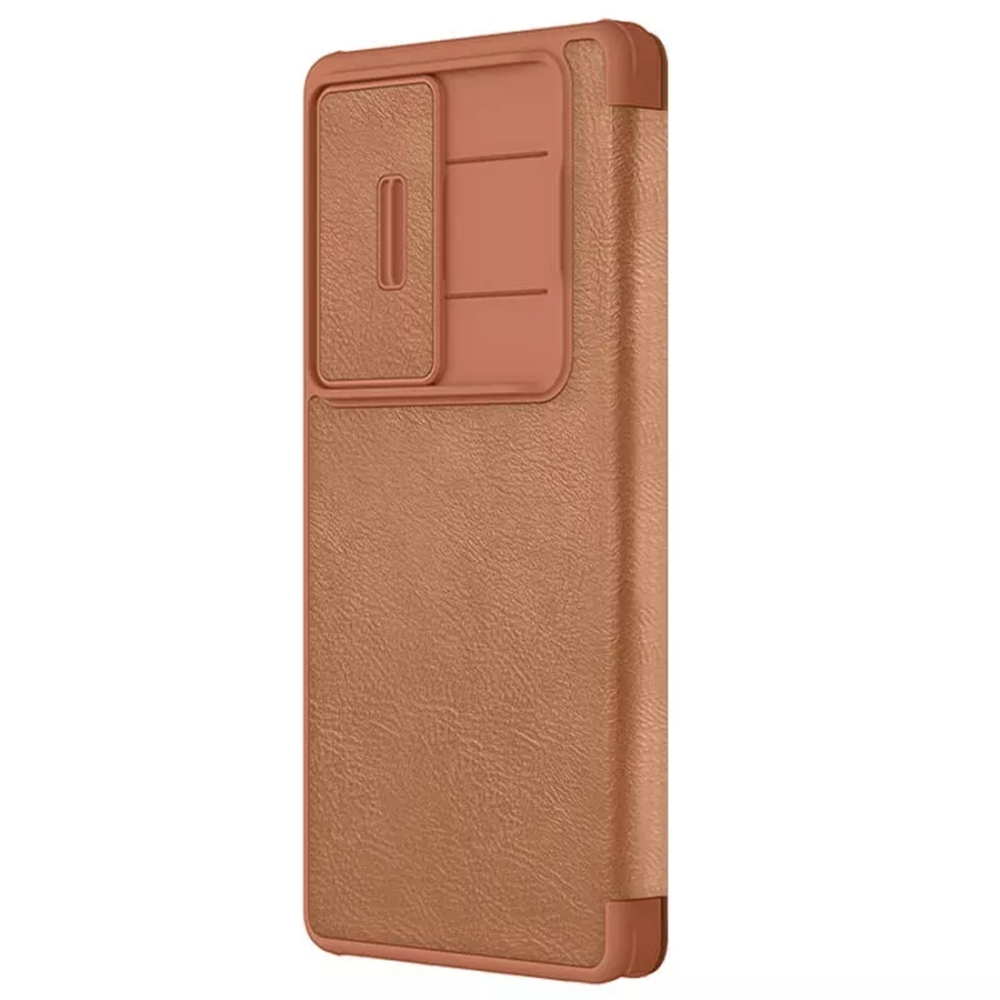 Кожаный чехол-книжка Nillkin Leather Qin Pro для Samsung Galaxy S25 Ultra