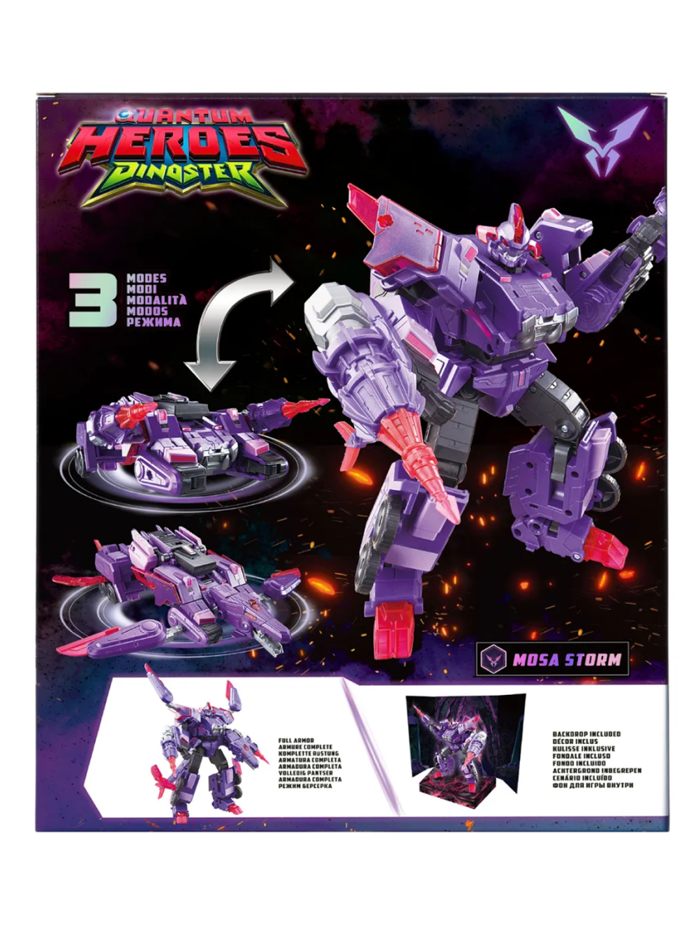Диностер Моза Шторм Трансформер 3-в-1 43734