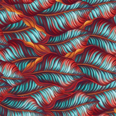 Листья пальмы узор