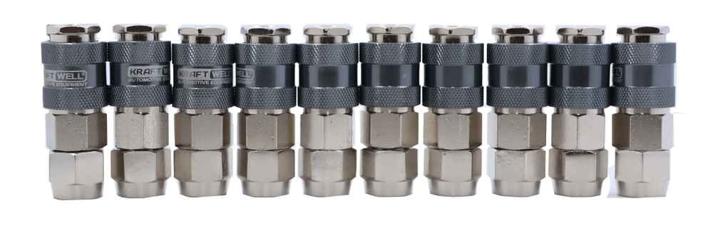 KraftWell KRW-QC1014F-10 БРС "мама" для шланга 10*14 мм, 10 шт