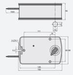 Электропривод UCP UE-230-15T реверсивный для противопожарных клапанов