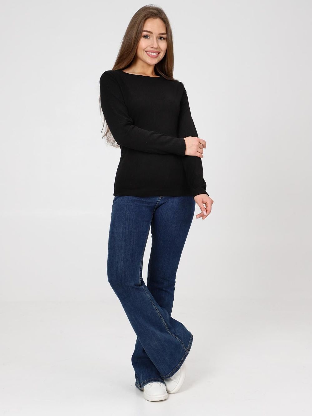 Сэнди - лонгслив/фуфайка черный Iv-capriz