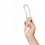 Стеклянный фаллоимитатор Satisfyer Double Crystal (20×5,5 см) прозрачный