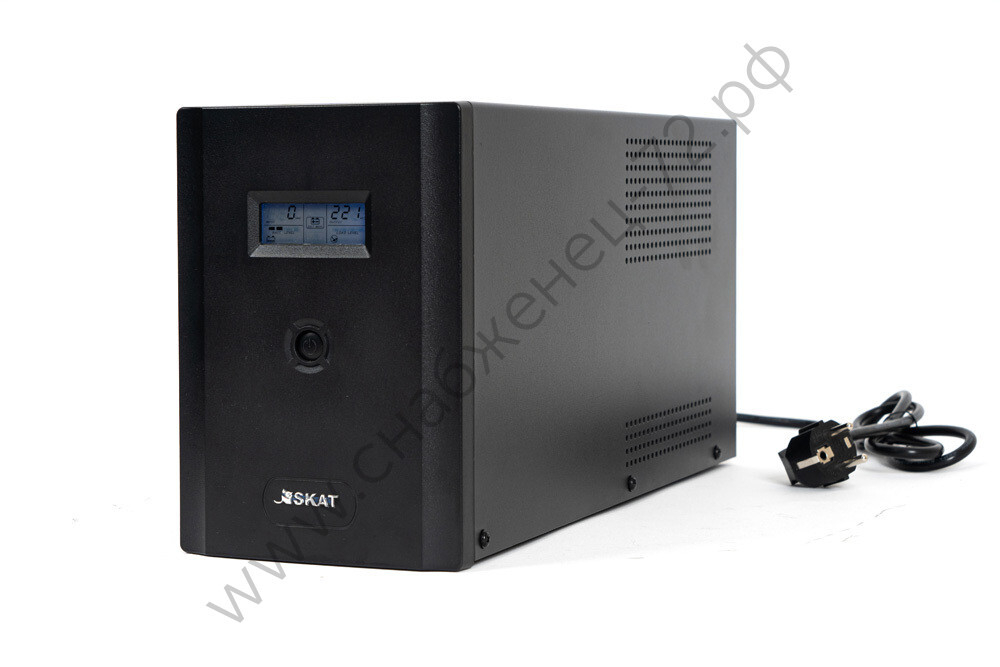 SKAT-UPS 3000/1800 (SKAT-UPS 3000-LI-4x9) ИБП 1800 Вт, с АКБ 9 Ач 4 шт, меандр. стаб-я напр-я