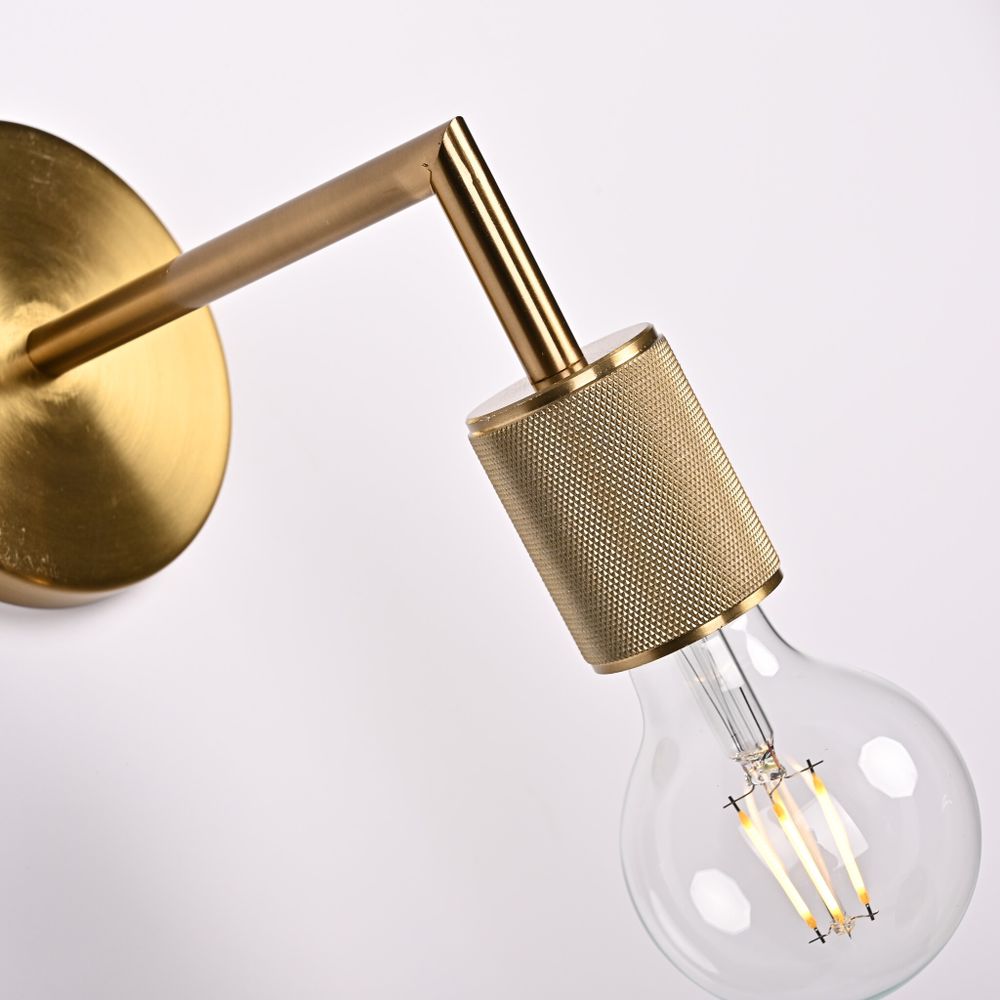 Бра Rh Utilitaire Single Sconce Brass By Imperiumloft