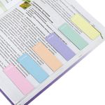 Закладки для книг МАГНИТНЫЕ, "PASTEL", набор 6 штук, 60x20 мм, BRAUBERG, 117013