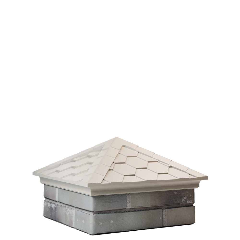 Колпак полимеркомпозитный Everest 390*390 (1,5 кирпича) бежевый