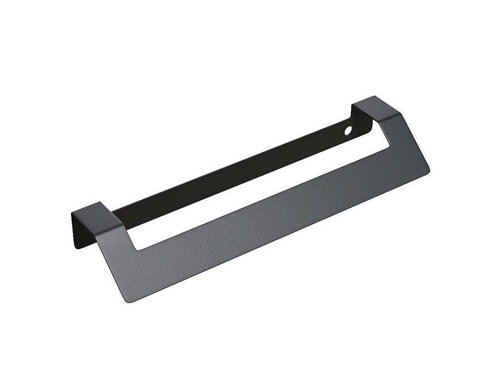 Ручка торцевая мебельная СТ-3, Матовый черный