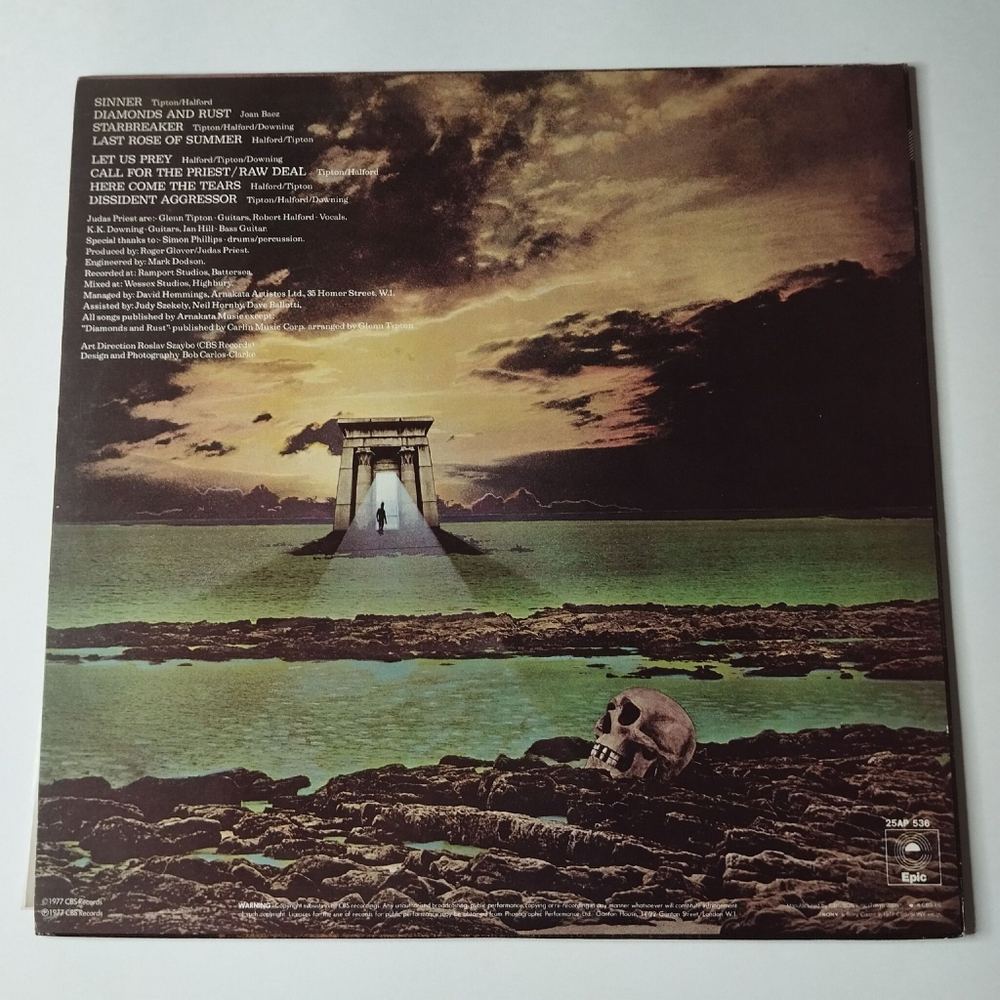 Винтажная виниловая пластинка LP Judas Priest Sin After Sin (Japan 1977) (No Obi) Last Rose Of The Summer