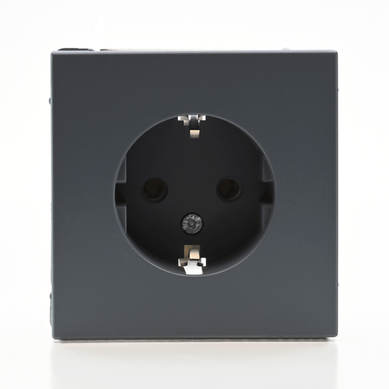 Розетка ArtGallery 16А с заземл. механизм грифель SE GAL000743