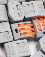 Клемма трёхканальная зажимная РСТ‑213 (аналог WAGO 222‑413), 1 шт