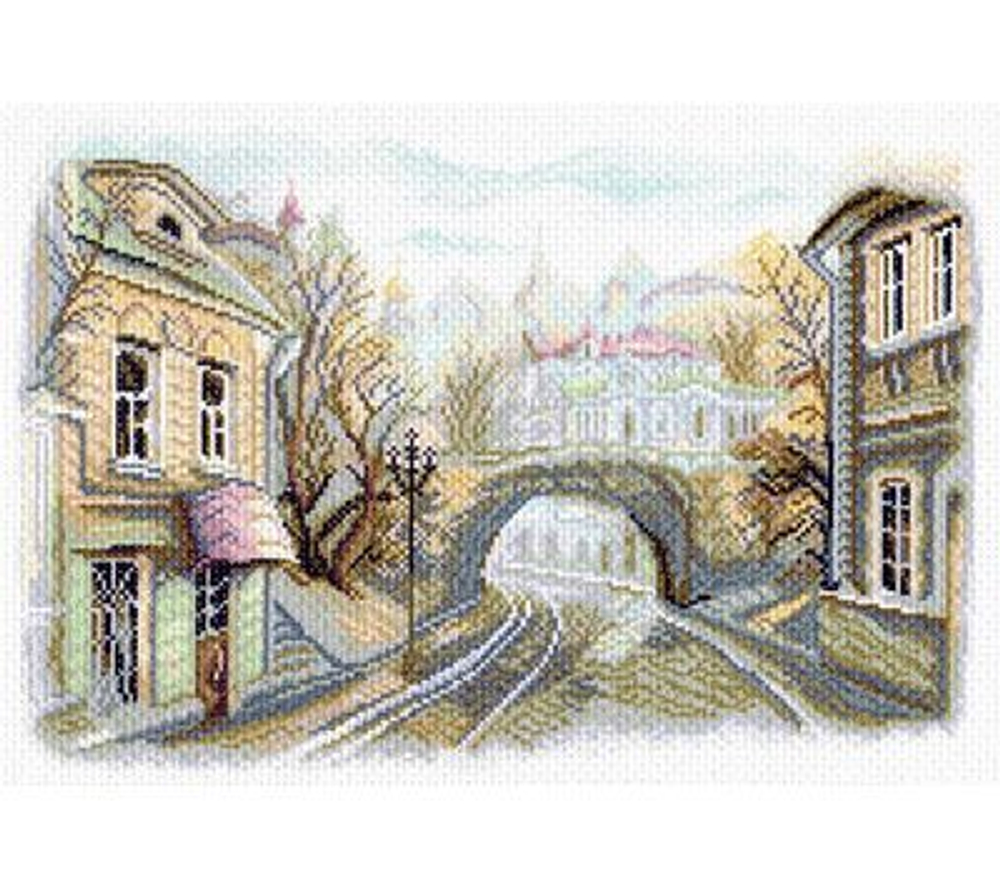 "Москалевка"-1555 канва с рисунком