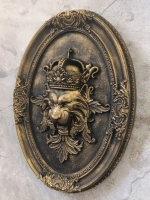 Барельеф на стену из гипса Лев