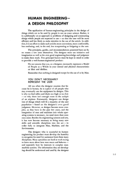 Human Engineering Guide for Equipment Designers | W.E. Woodson