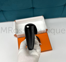 Сумка-клатч Hermes Maillon To Go Wallet черного цвета