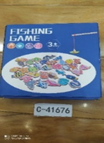 Развивающая игрушка деревянная Рыбалка маленькая с рыбкаами, коробка C-41671