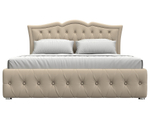 Кровать интерьерная Герда 160, Бежевый, Экокожа, 108295