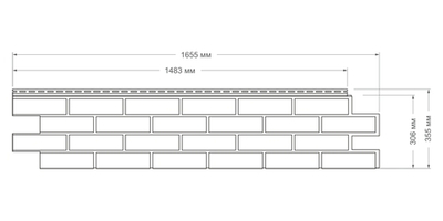 Панель фасадная "Невский клинкер" - Жемчуг