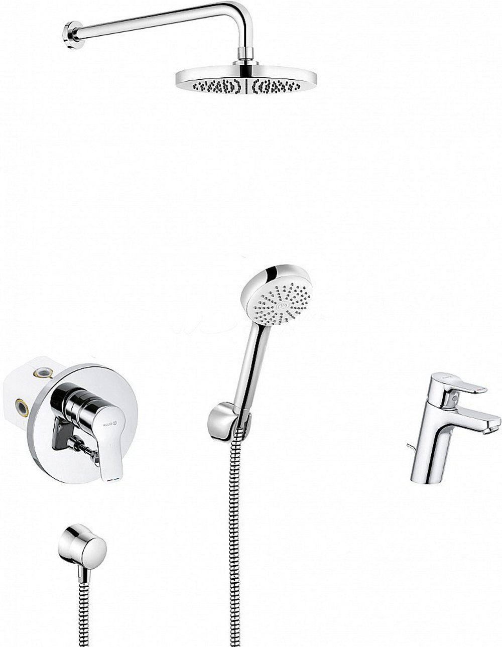 Набор смесителей Kludi Pure&Easy 376300565 хром