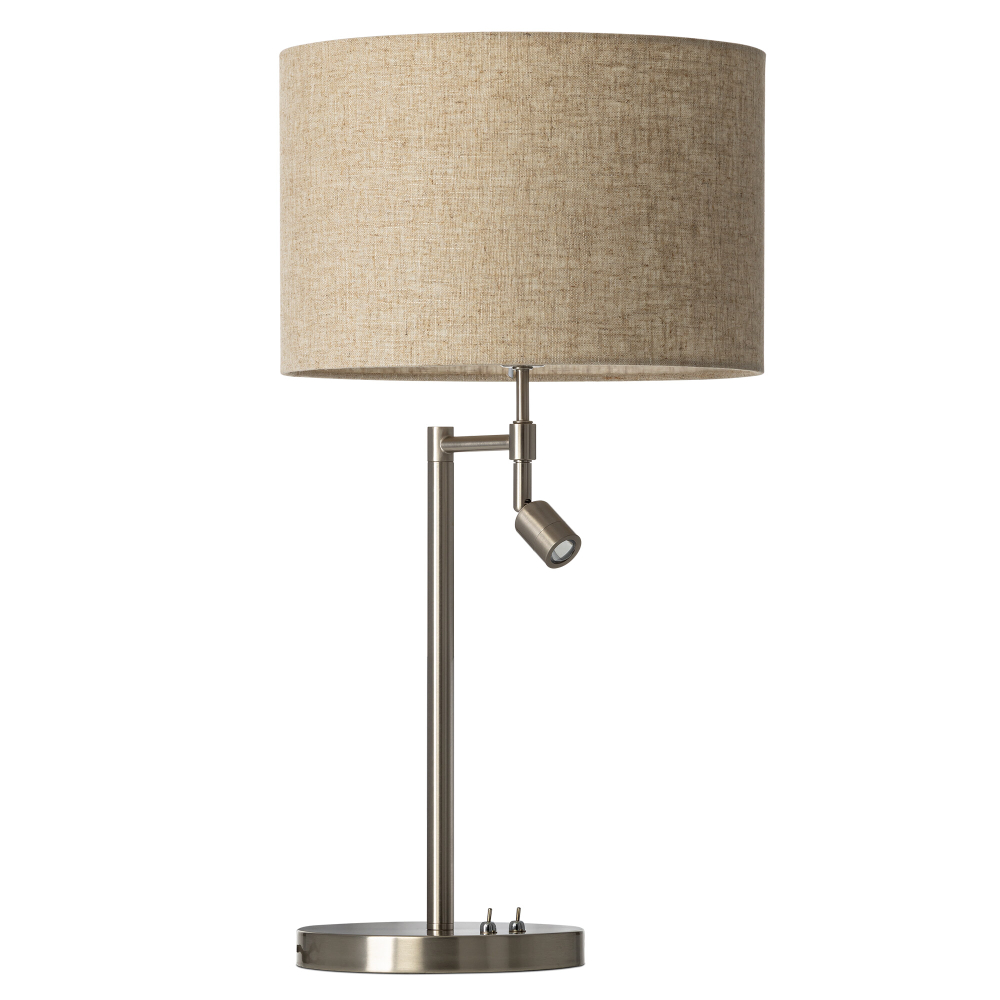 Citilux DUPLET CL801011 Настольная лампа с бежевым абажуром