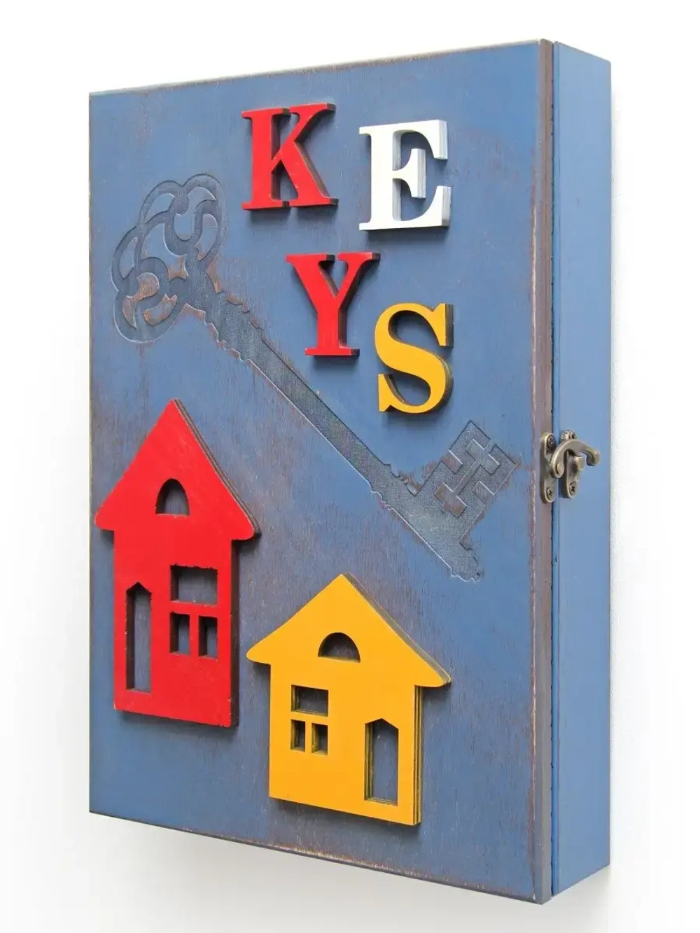 Ключница настенная деревянная 24*34 см