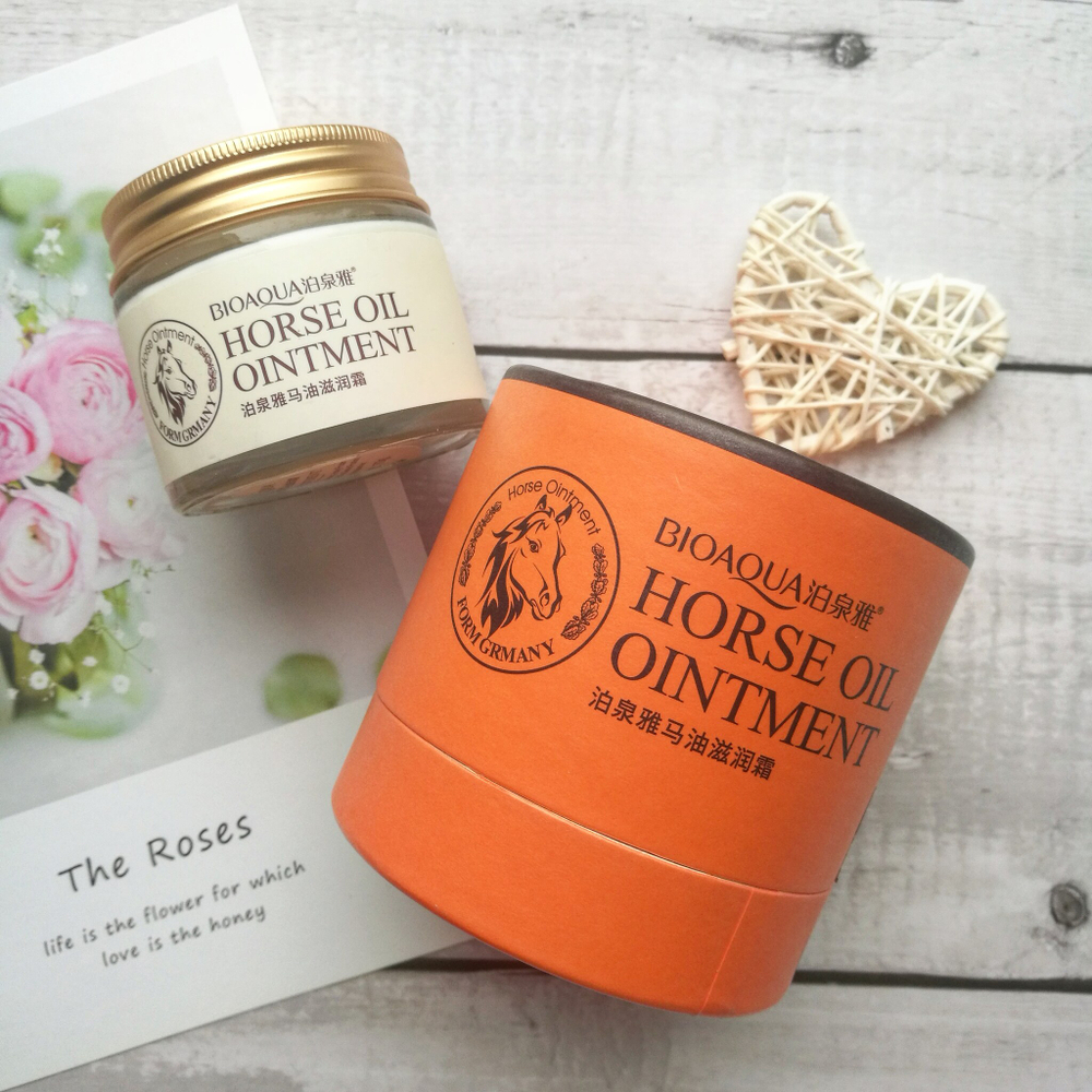 Антивозрастной крем для лица с лошадиным жиром, 70г