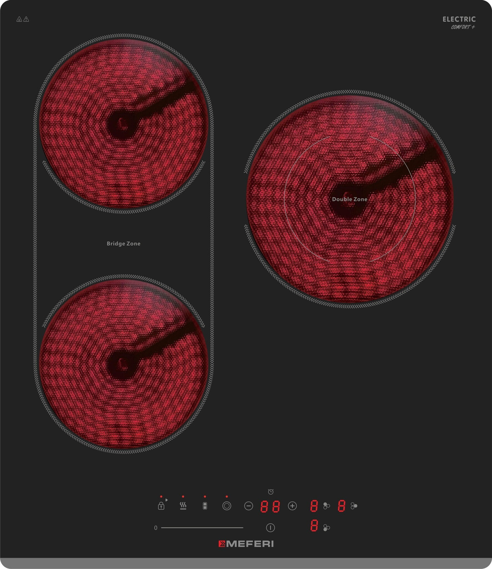 Электрическая варочная панель Meferi MEH453BK COMFORT PLUS фото 4