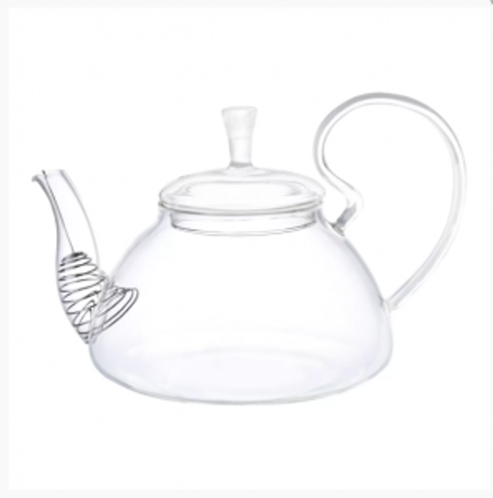 Чайник 1000 мл, термостойкое стекло P.L.