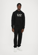 EA7 Emporio Armani Толстовка с капюшоном - Чёрный
