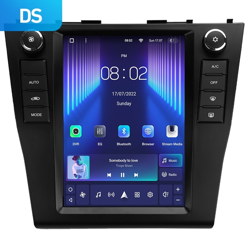 Магнитола для Toyota Camry 40 2006-2011 (климат, черная) - Teyes TPRO 2 DS экран 9.7" в стиле "Тесла" на Android 10, ТОП процессор, 4G SIM-слот