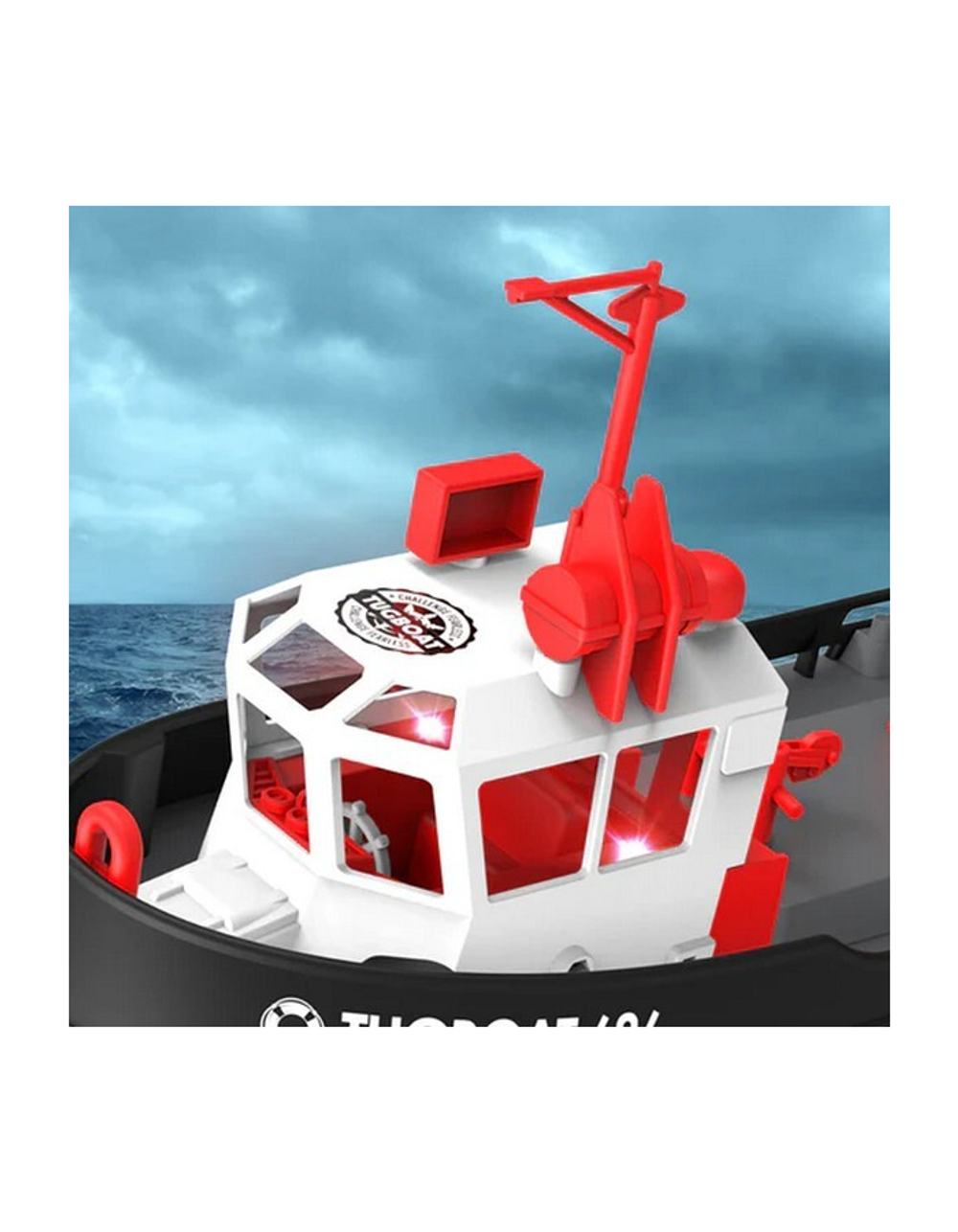 Радиоуправляемый буксир Heng Long Tugboat (зеленый) 2.4G 1/72 RTR