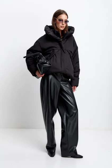 Куртка зимняя на утеплителе Isosoft черного цвета