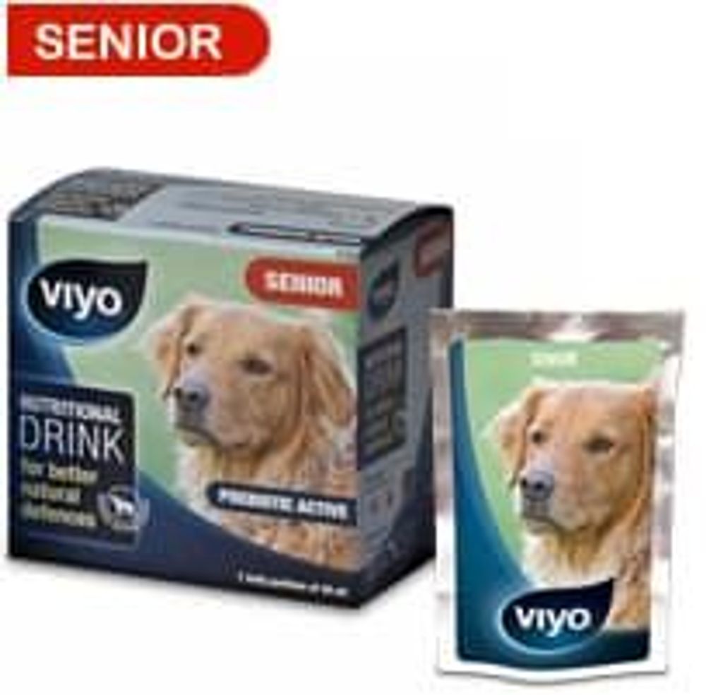 VIYO Dog Senior пребиотический напиток для пожилых собак 7х30 мл