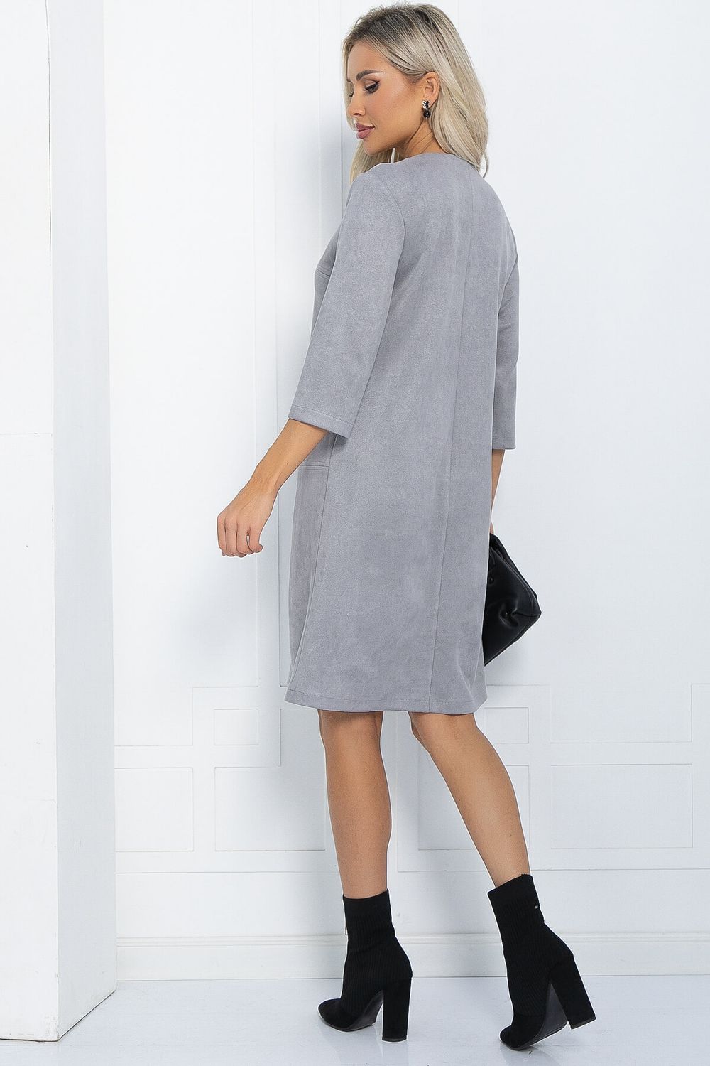 Платье Элегантная простота (серое) П12242-6 LT Collection