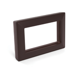 Рамка 2-местная (без перемычки), пластик, STEKKER, PFR00-7012-04, серия Катрин, шоколад 50047
