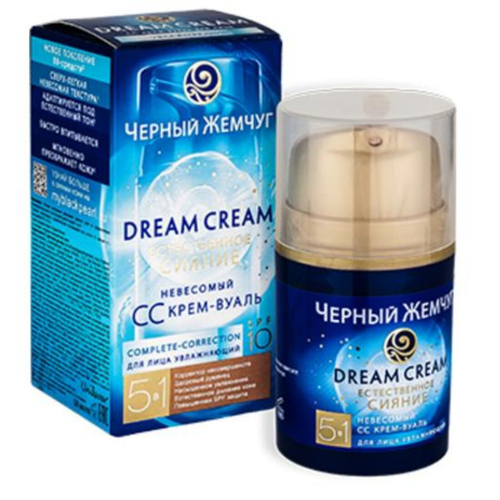 ЧЕРНЫЙ ЖЕМЧУГ Дрим Крим СС Крем-Вуаль д/лица 50мл Невесомый (99263)