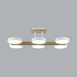 8030/108CL LEDIO LN26 345 белый, дерево/металл/акрил Потолочный светильник LED 108W 3000/4000/6000К 220V PLATO