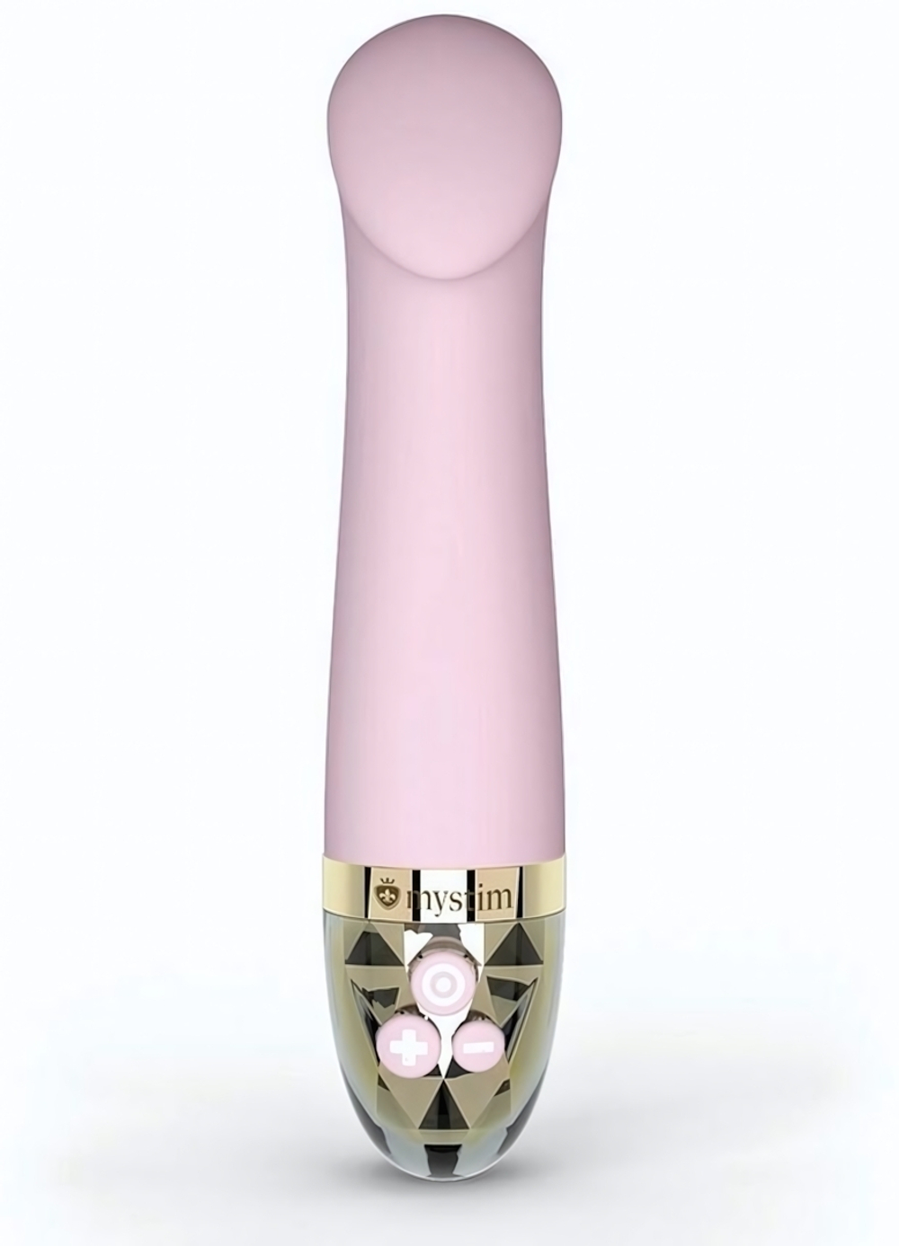 Розовый стимулятор для G-точки Right on Ron - 17 см. (Цвет: розовый)