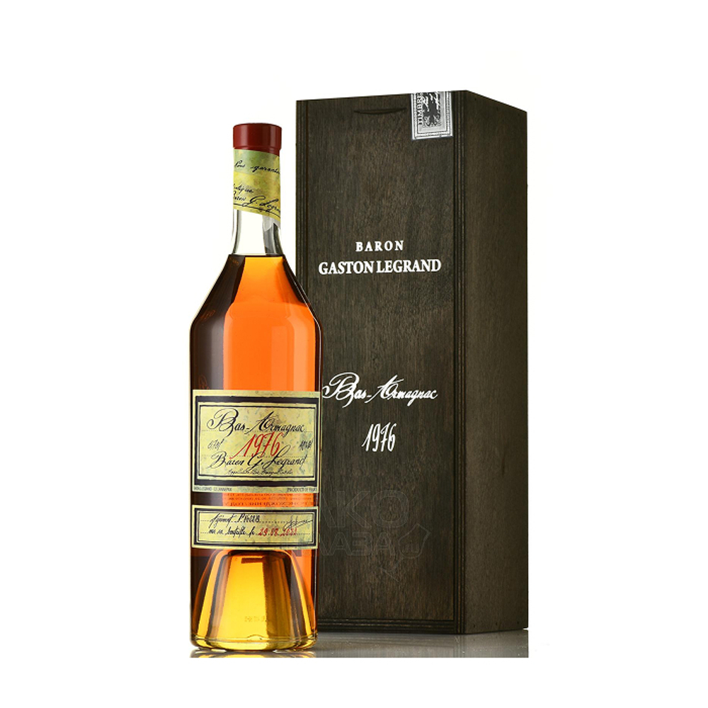 Арманьяк Baron G. Legrand 1976 Bas Armagnac, 0.7 л.
