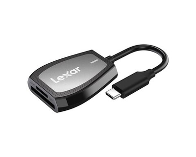 Картридер Lexar Professional USB-C Dual-Slot, support SD и microSD UHS-II